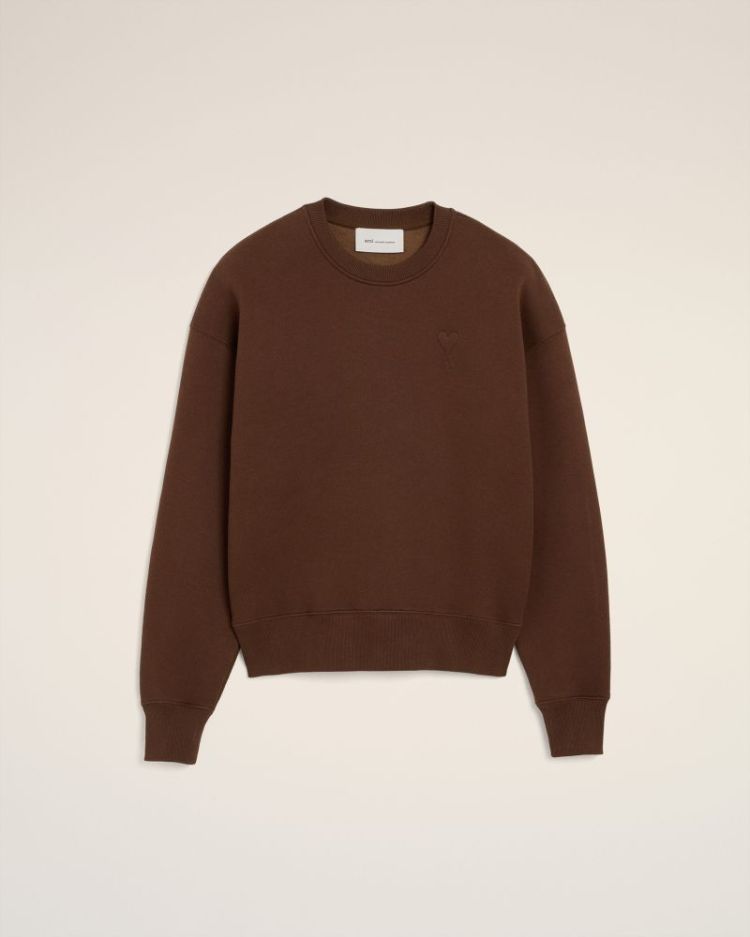 QUOTA - SWEATSHIRT WITH TONAL 2221 CHOCOLAT