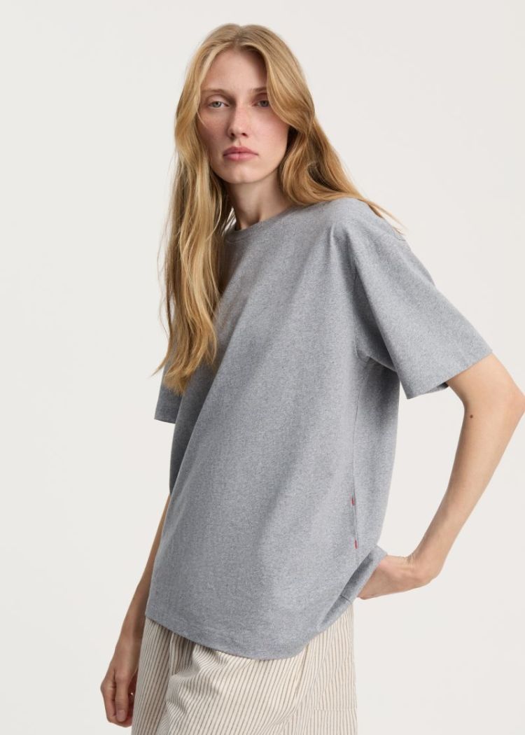Classic Circular Tee Melange - Grey Melange