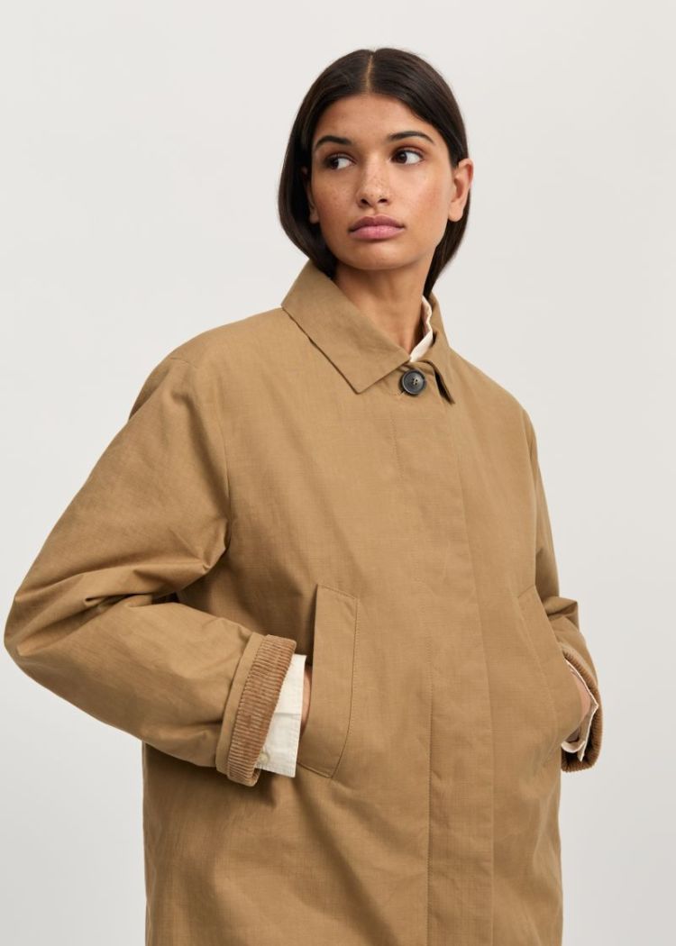 Noor Coat Ripstop I - Warm Khaki