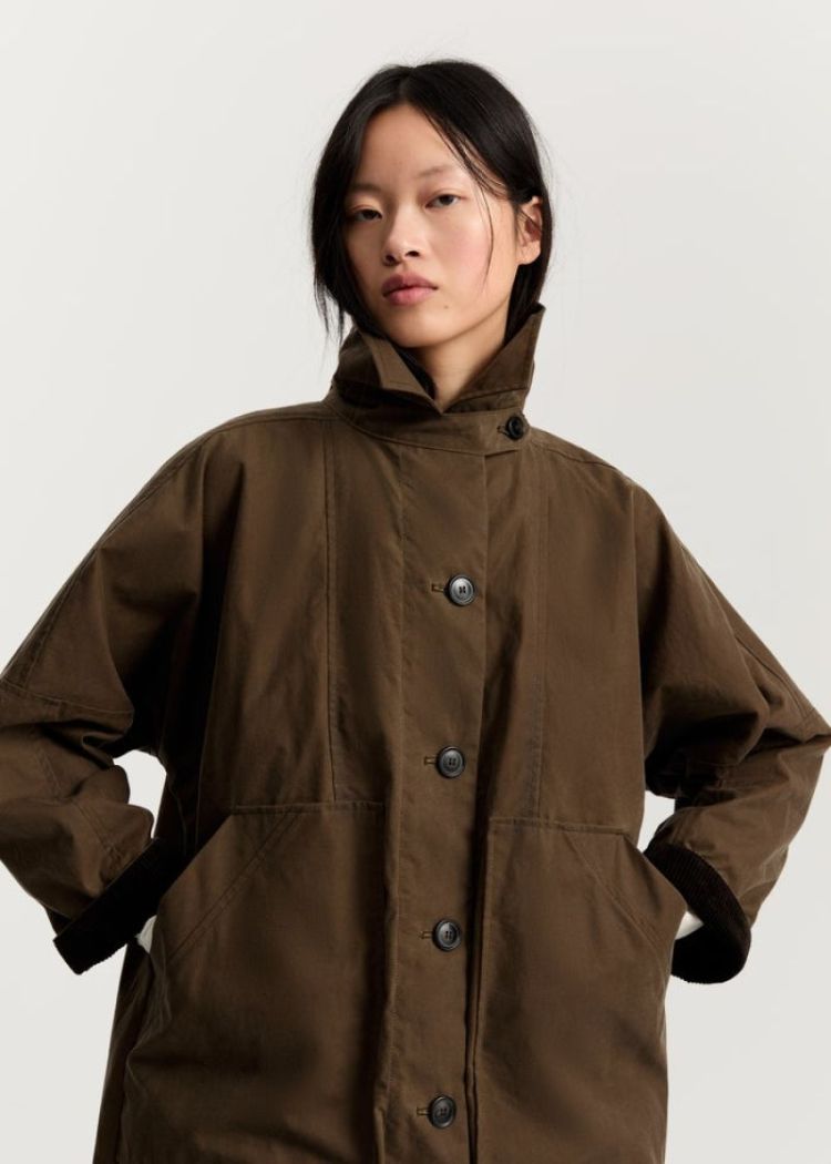 Jay Coat Ripstop - Bark
