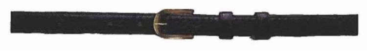 JANE BELT - BLACK W/SHINY