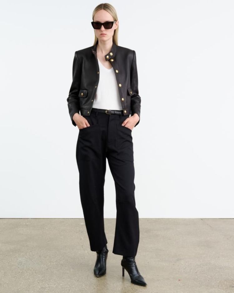 SHON WOOL PANT - MIDNIGHT