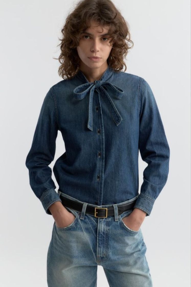 SUZETTE DENIM SHIRT - CLASSIC WASH