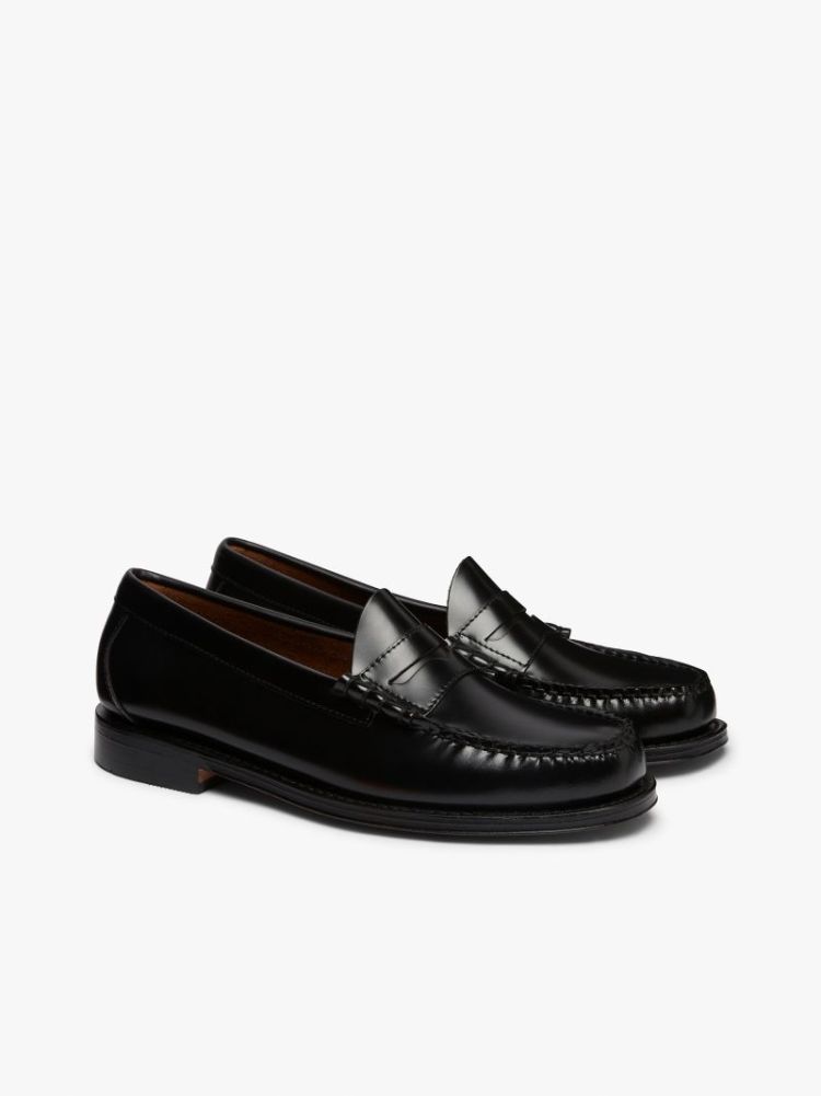 HERITAGE Larson Moc Penny 0 Black Lthr