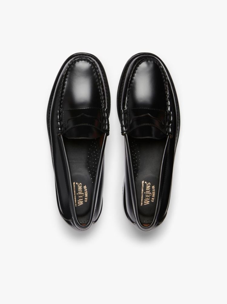 HERITAGE Larson Moc Penny 0 Black Lthr