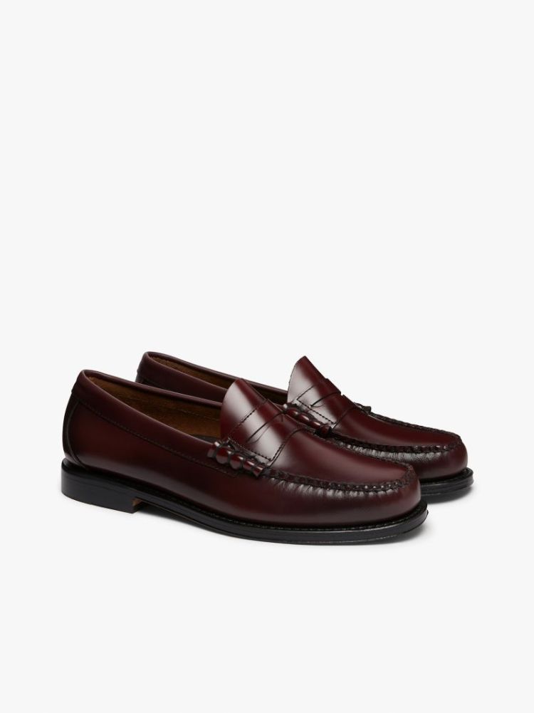 HERITAGE Larson Moc Penny 0NN Wine Lthr