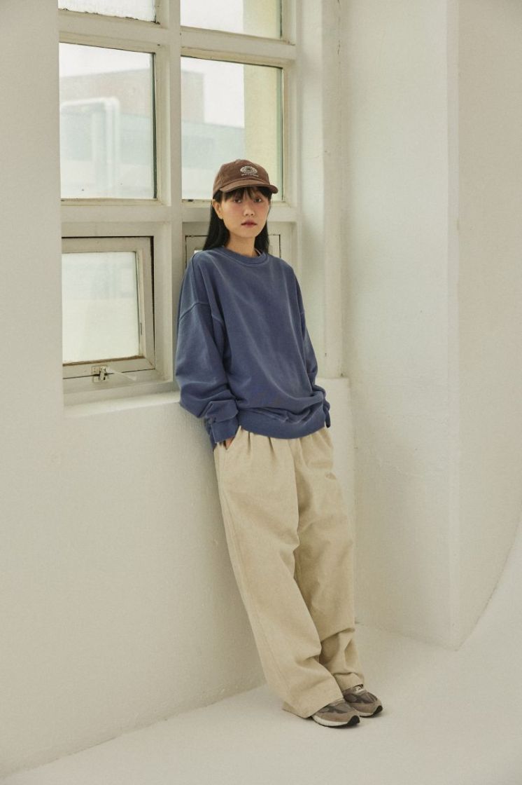 PIGMENT SWEAT SHIRT - VINTAGE NAVY