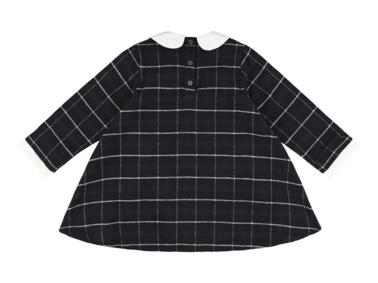 dress with white collar - bleu
