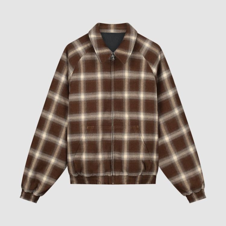 Reversible Plaid Jacket 1 Black