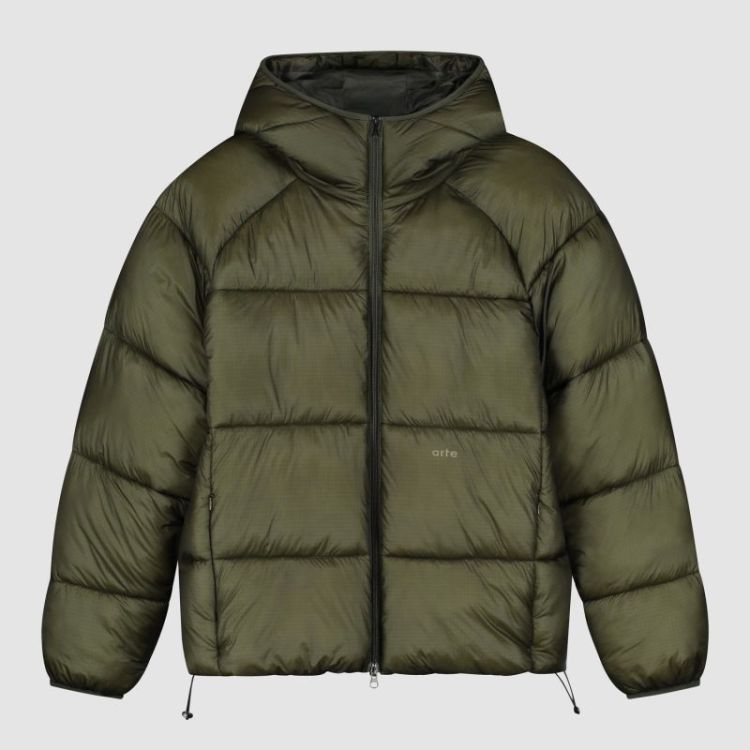 Ripstop Transparent Puffer 300 Green