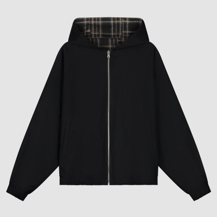 Reversible Hooded Jacket 1 Black