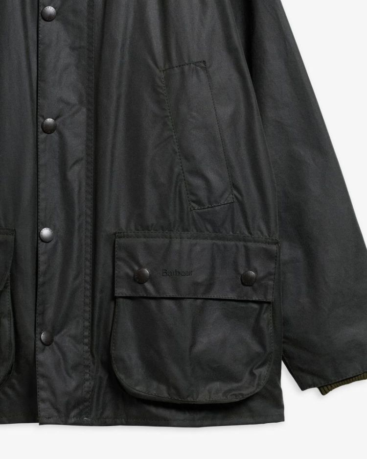 ICONS PATCH BEDALE WAX JACKET SG51 SAGE