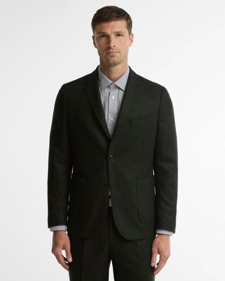 FAIRFORD HERRINGBONE BLAZER GN91 FOREST