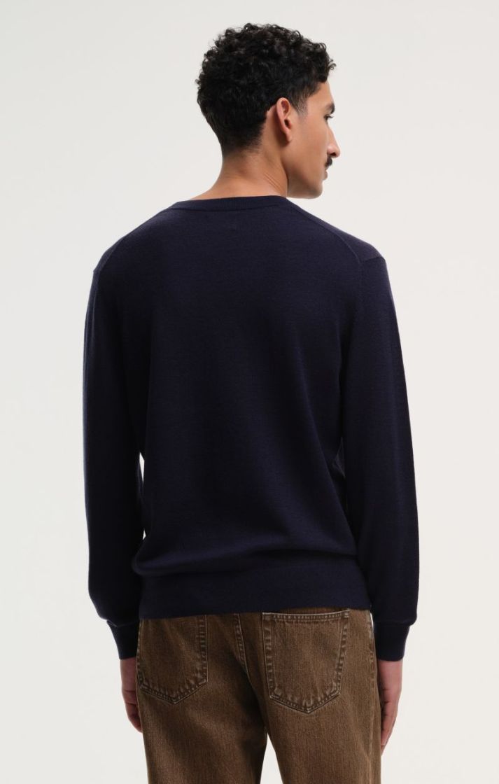 Lightweight Crew Knit - Navy