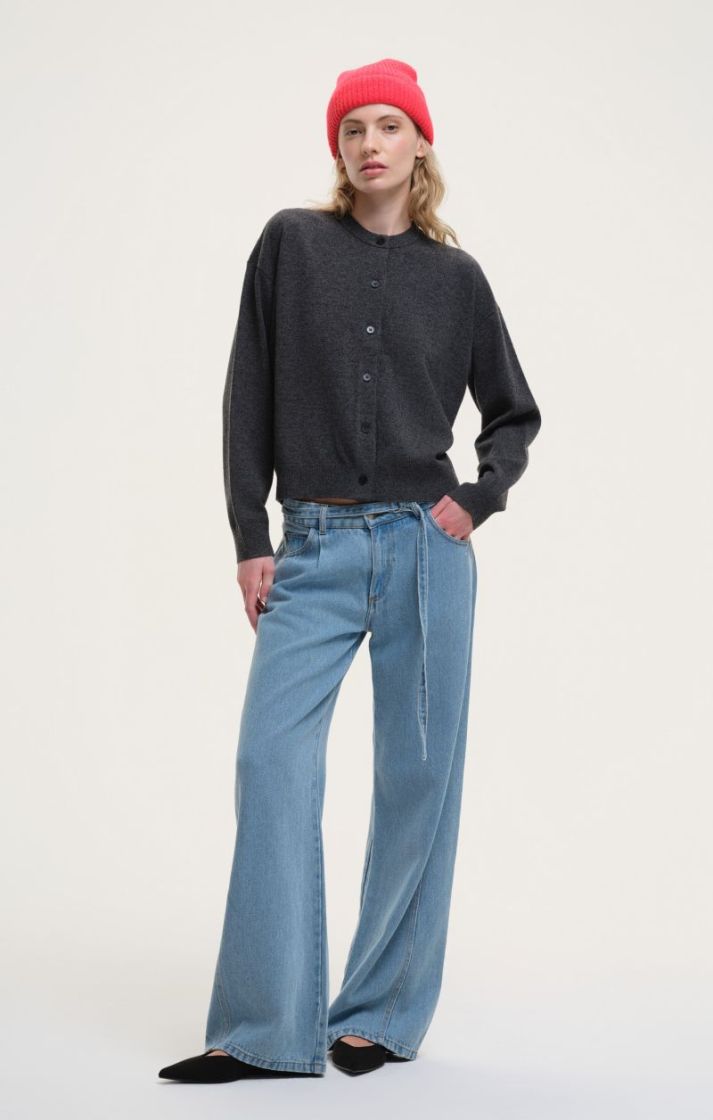 Uni Cardigan Simple - Grey