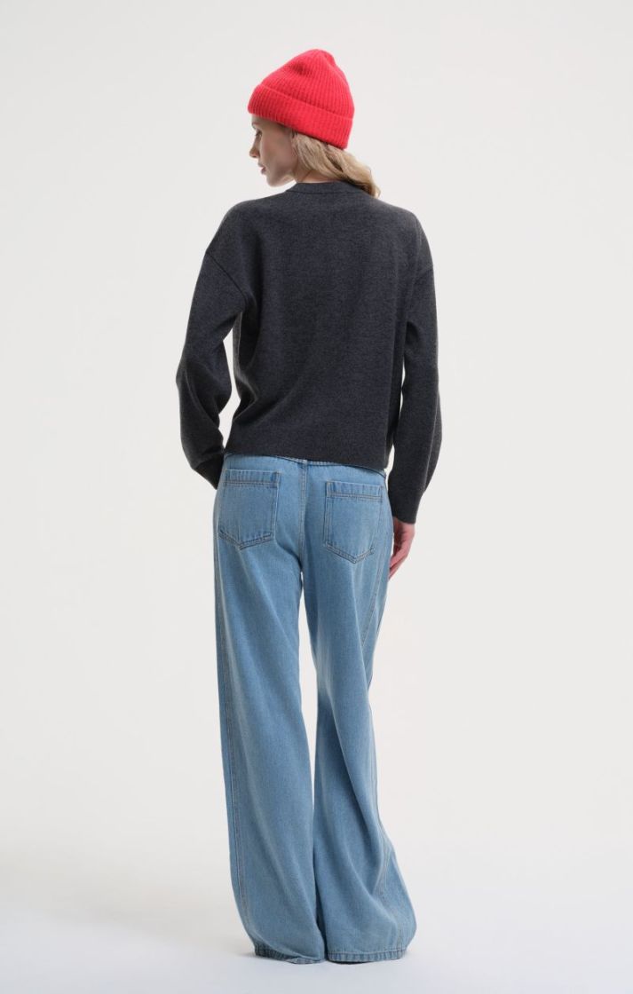 Uni Cardigan Simple - Grey