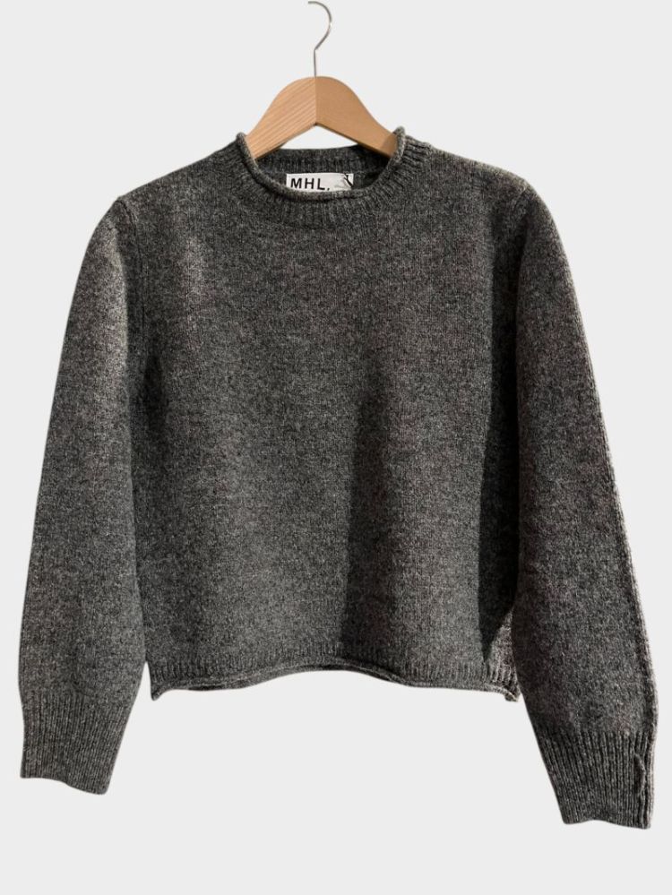 MHL ROLLED EDGE JUMPER - GREY