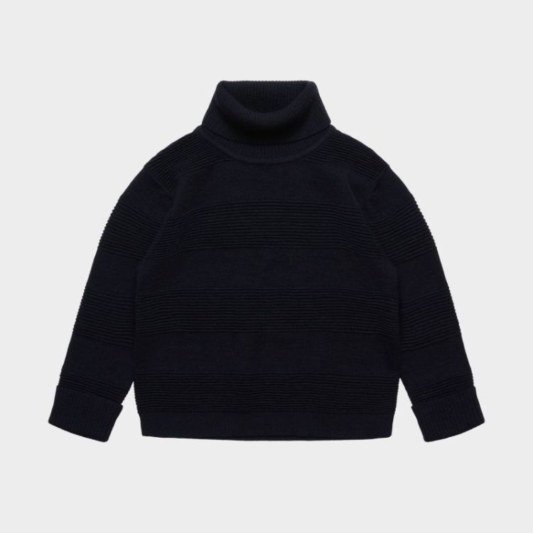 Rollneck Sweater - dark navy