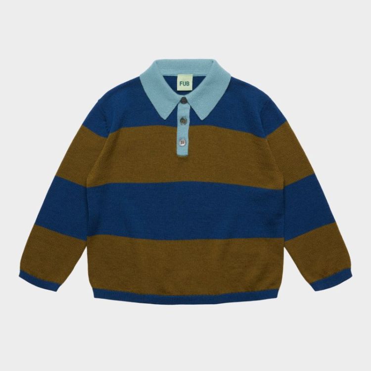 Striped Polo - deep indigo/m