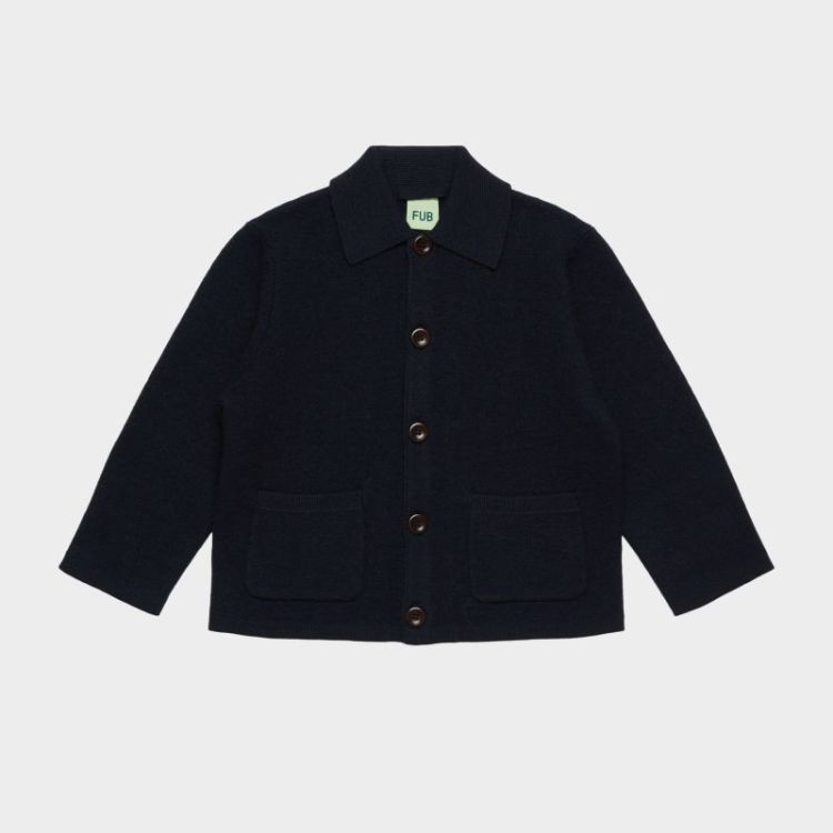 Felted Jacket - dark navy