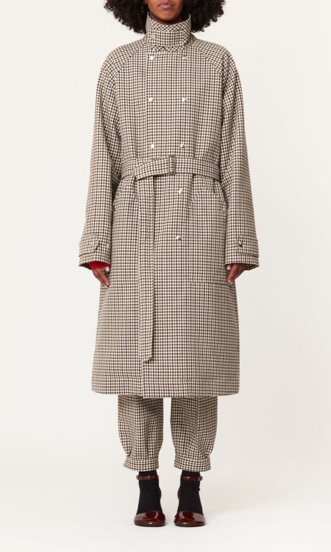 COAT QUW04 BLACK/CRE