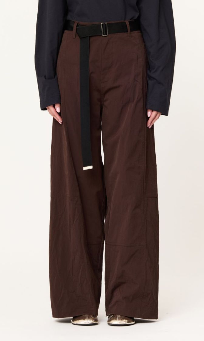 TROUSERS 00M88 DARK BROW