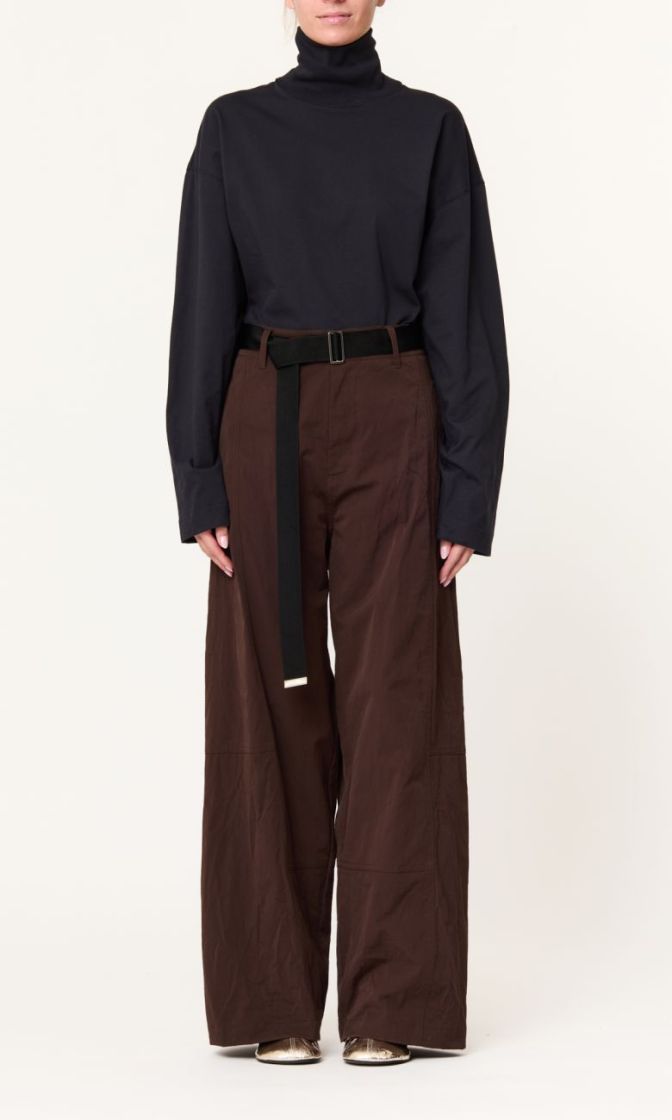 TROUSERS 00M88 DARK BROW
