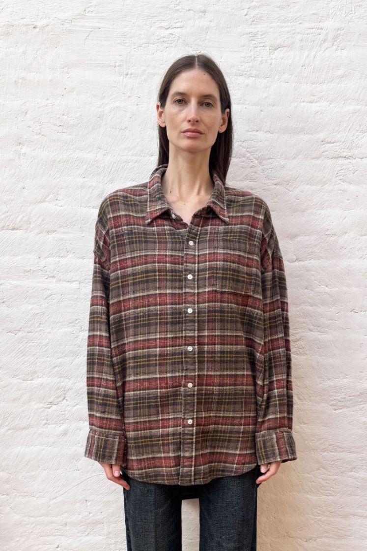 DROP NECK - RUST BROWN PL