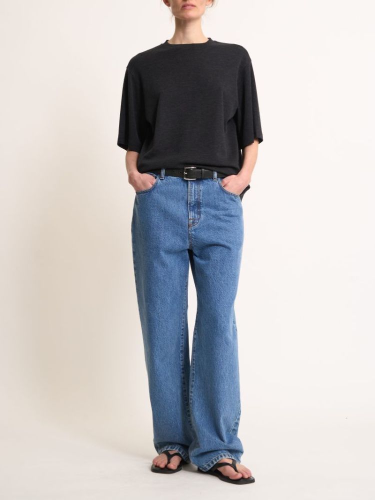 Oversized merino t-shirt 013_368 anthrac