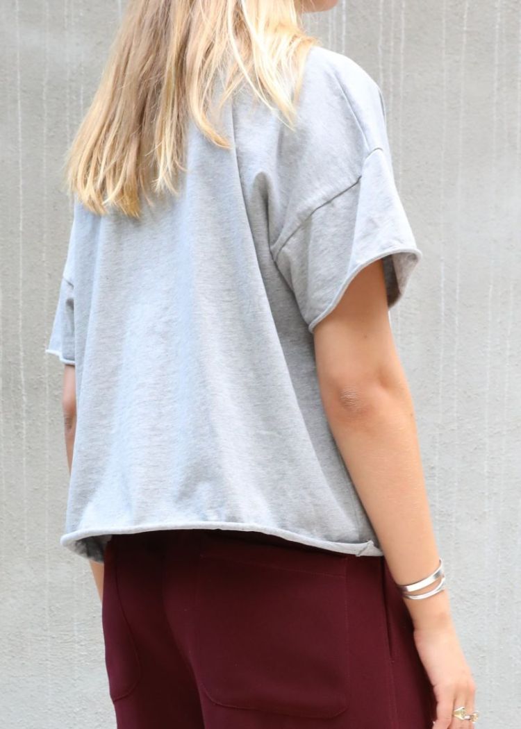 T-SHIRT COTTON L.GREY