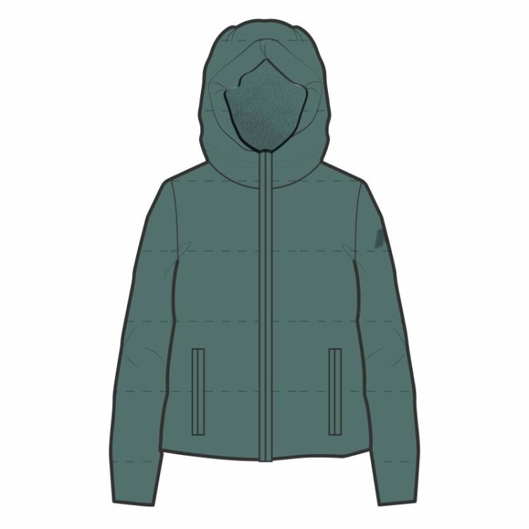 DONNA SHINY NYLON FUR DD9 GREEN BALSA