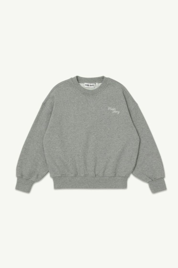 Crew Sweatshirt - Grey Melange