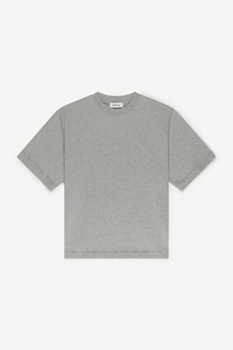 BOXY T-SHIRT - HEATHER GREY