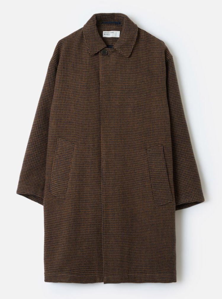 STAN COAT - NAVY/BROWN