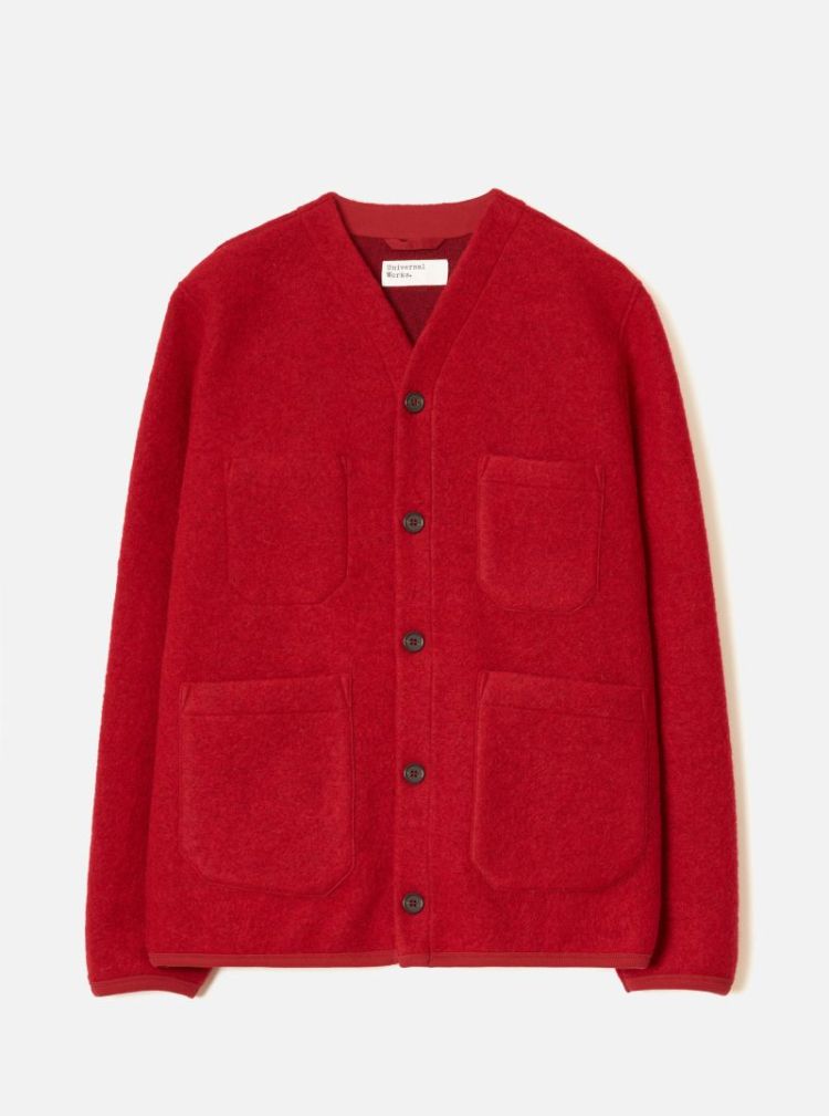 CARDIGAN - SCARLET