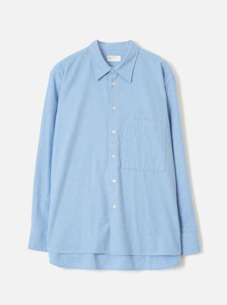 SQUARE POCKET SHIRT - BLUE