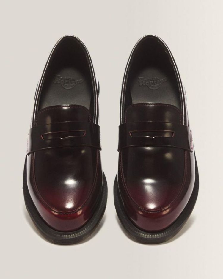 Temara Arcadia Leather Loafers CHERRY