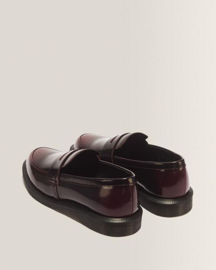 Temara Arcadia Leather Loafers CHERRY