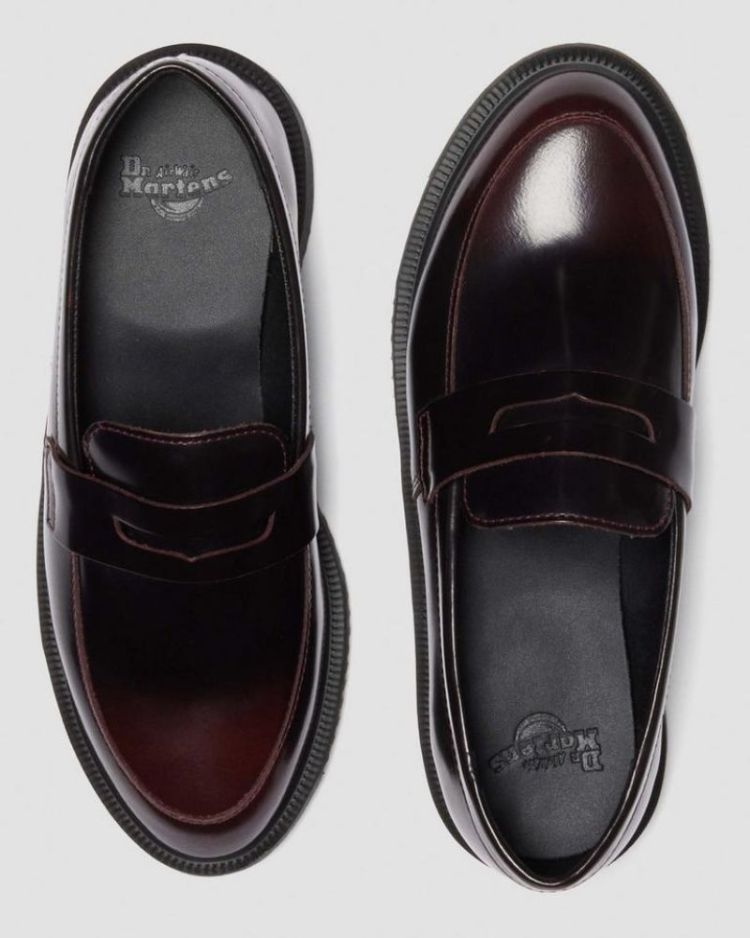 Temara Arcadia Leather Loafers CHERRY