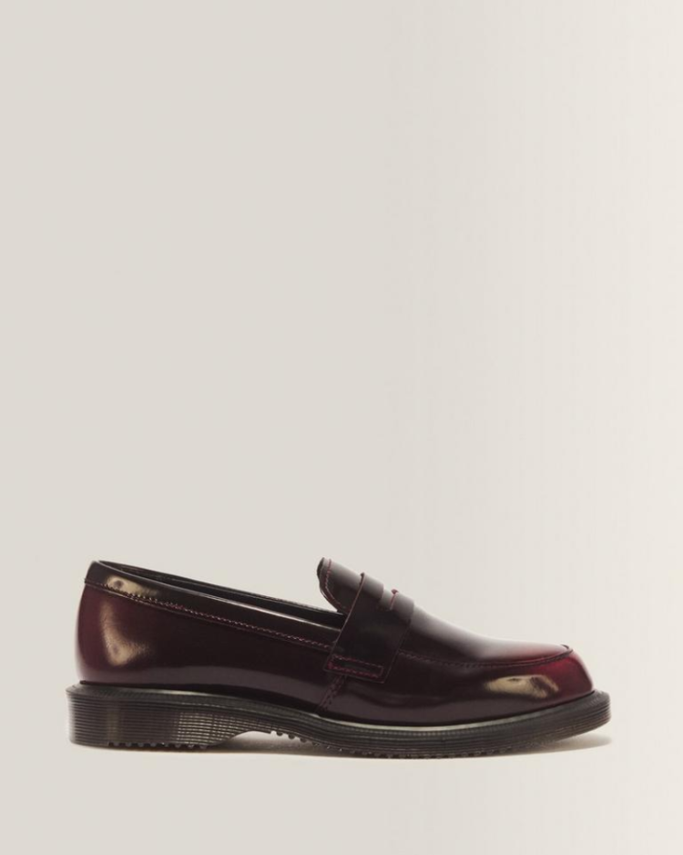 Temara Arcadia Leather Loafers CHERRY