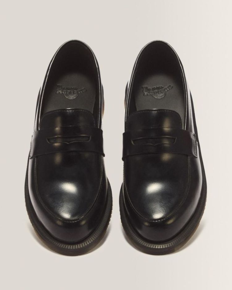 Temara Polished Smooth Leather BLACK