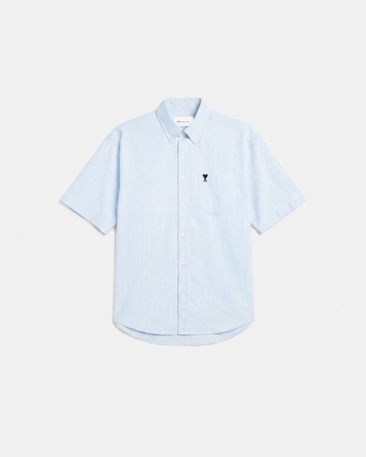 QUOTA - BOXY SHORT SLEEVE SHIR 475 SKY BLUE/NA